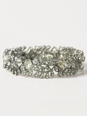 INC rhinestone embellished bridal bracelet formal bracelet stretch bracelet NEW